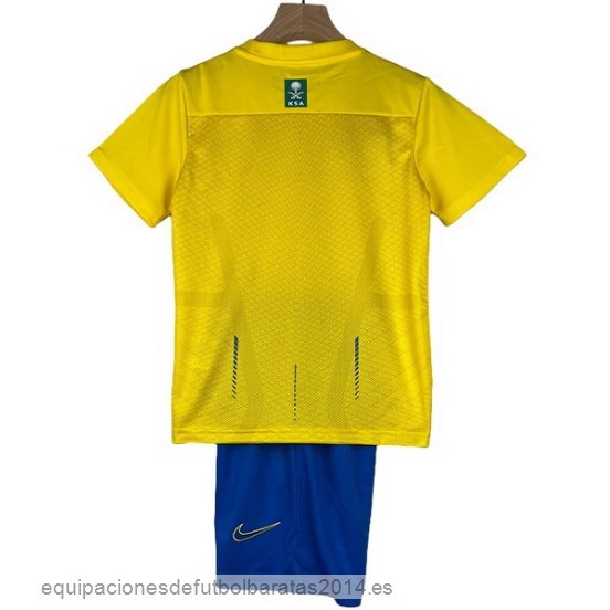 Nuevo 1ª Conjunto De Niños Al Nassr 23/24 Amarillo Baratas